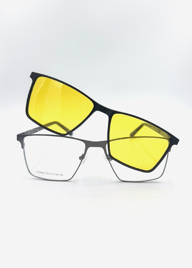 Óculos Clip-on Masculino de Sol MSR08